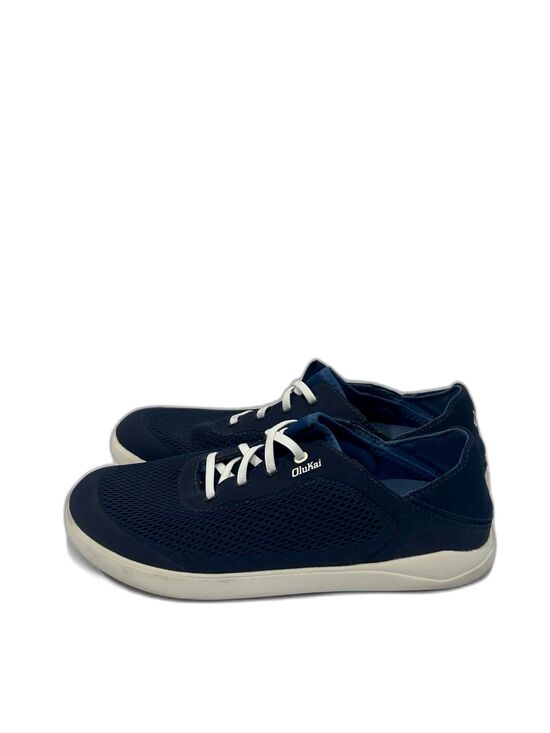 Olukal Men’s Moku Pae Trench Blue Size 8.5 Low Top Slip-On Casual Sneakers. main image 12
